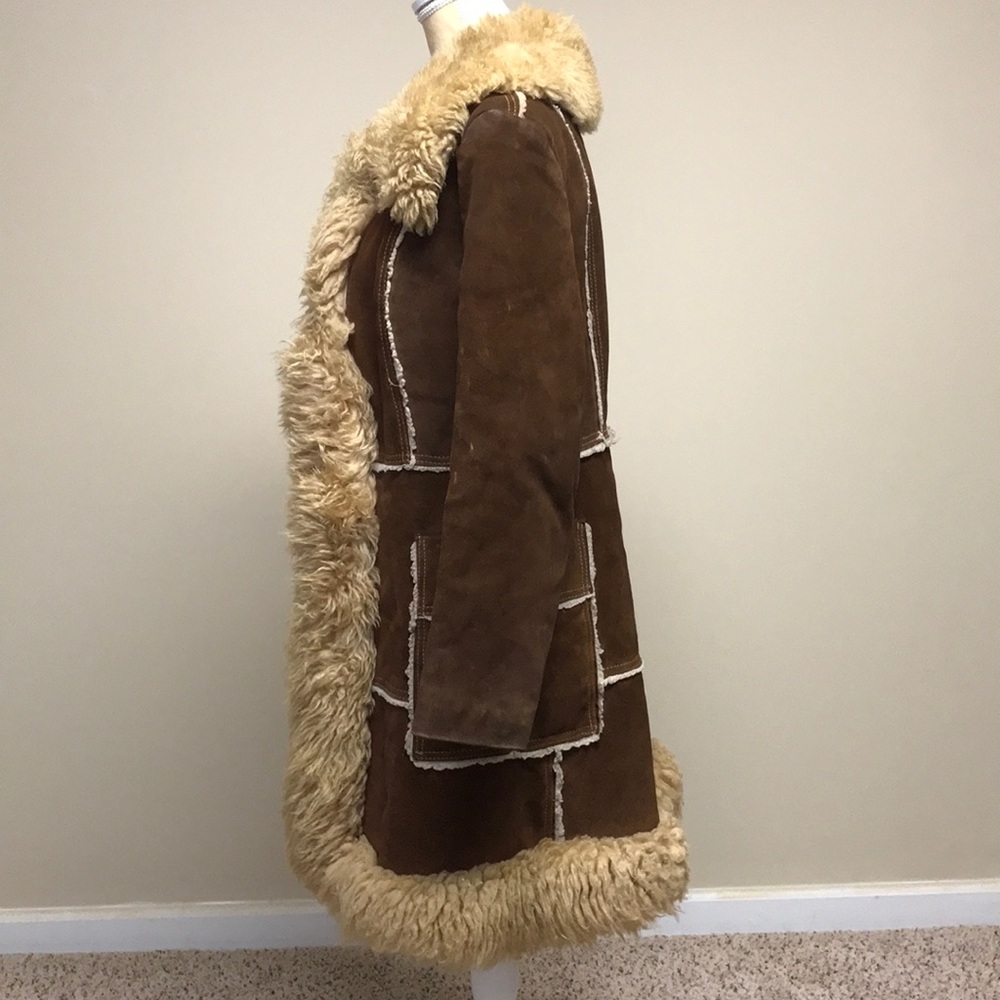Vintage Winter Suede Coat - Picture 8 of 16
